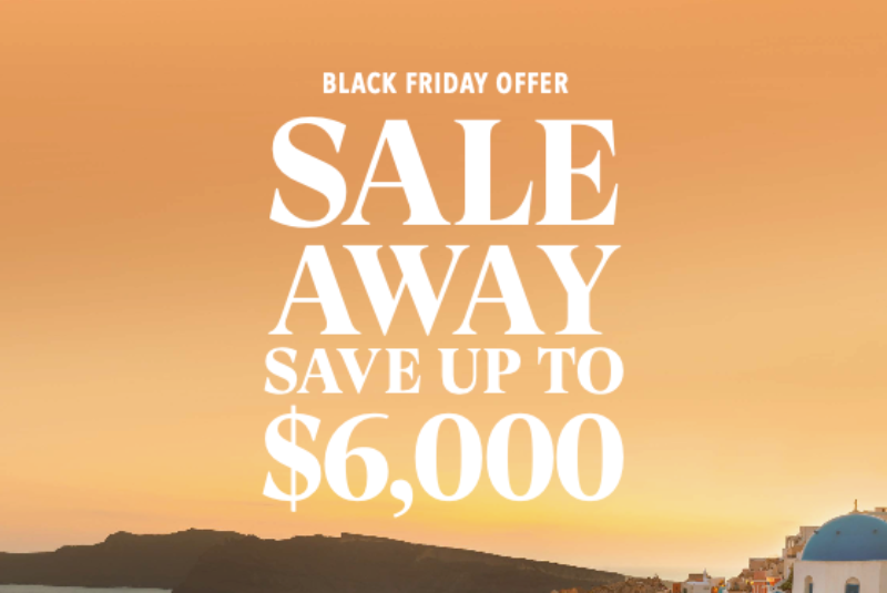 Silversea - Sale Away Black Friday Offer